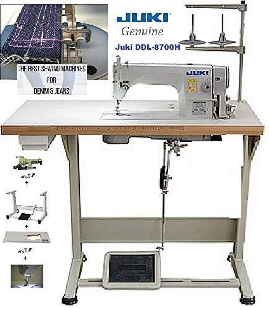 Juki DDL-8700-H Industrial Straight Stitch Sewing Machine, K.D table &  Servo Motor DIY 