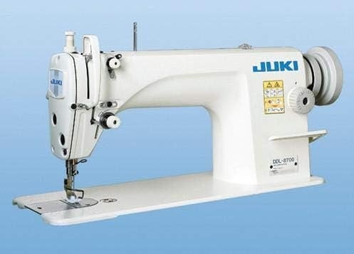 Juki DDL-8700 High-Speed Straight Lockstitch Sewing Machine Table with LED Lamp and Needle Position System, Single Needle