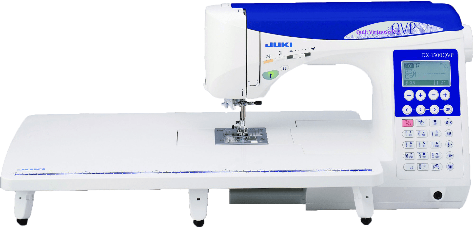 Juki DX1500QVP Sewing and Quilting Machine with Extension Table