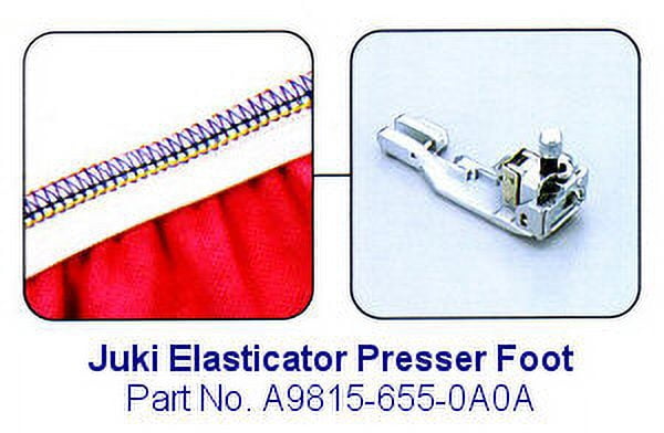 Elasticator Foot For Juki Serger – Compatible With MO-700, MO-600, MO-500, MO-300, MO-110 Overlock Machines (Part A9815-655-0A0-A) - View #11