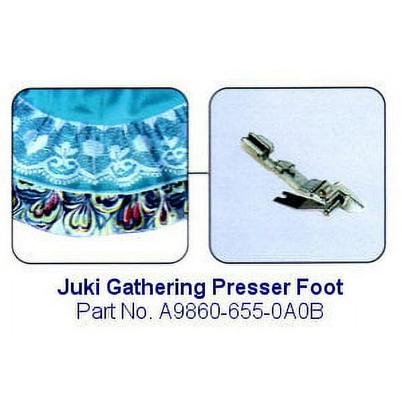 Juki Gathering Serger Foot fits MO-735,734DE 655, 654DE, 644D, MO-104D and MO-114D Sergers
