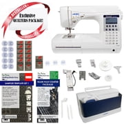 Juki HZL-F300 Exceed Series - Full Sized 9 inch Throat Computer Sewing Quilting Machine w/ Limited time Quilters Package