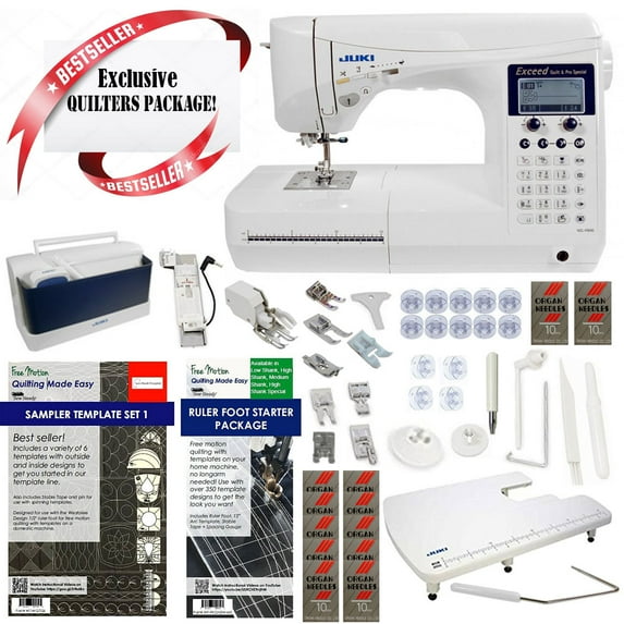 Juki HZL-F600 Exceed Series - Full Sized Computer Sewing Quilting Machine w/ Limited time Quilters Package!