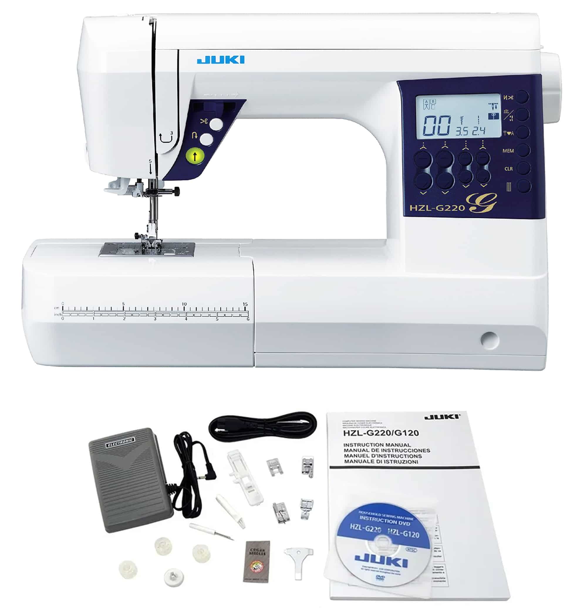 Juki HZLG220 Computerized Sewing & Quilting Machine