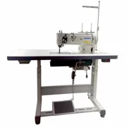 Juki LU-1508NS Single Needle Lockstitch Machine w/ Table & Servo Motor