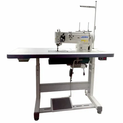 Juki LU-1508NS Single Needle Lockstitch Machine w/ Table & Servo Motor