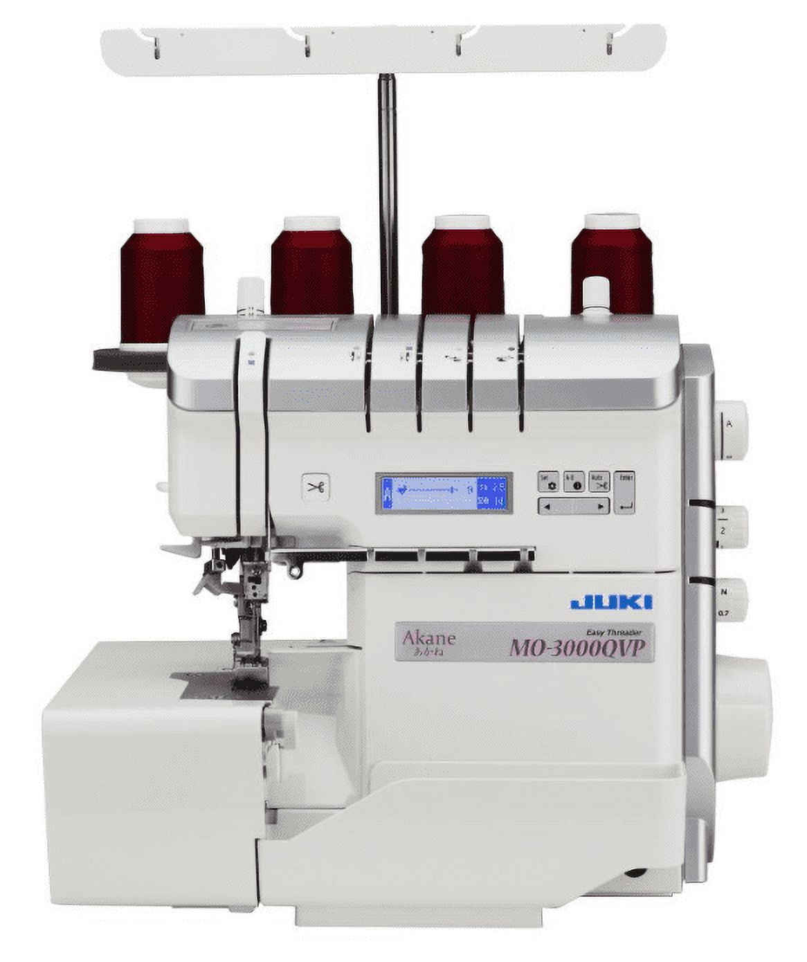 Juki Akane MO-3000QVP Serger Sewing Machine with Attachments