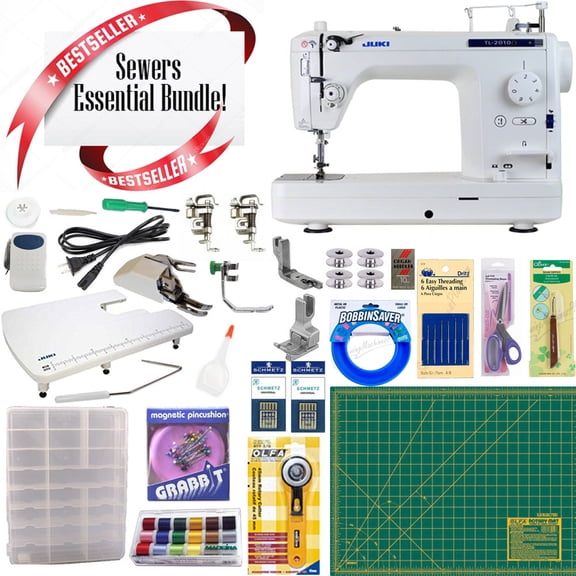 Juki TL2010Q Long-Arm Sewing & Quilting Machine w/ Sewing essential Bundle
