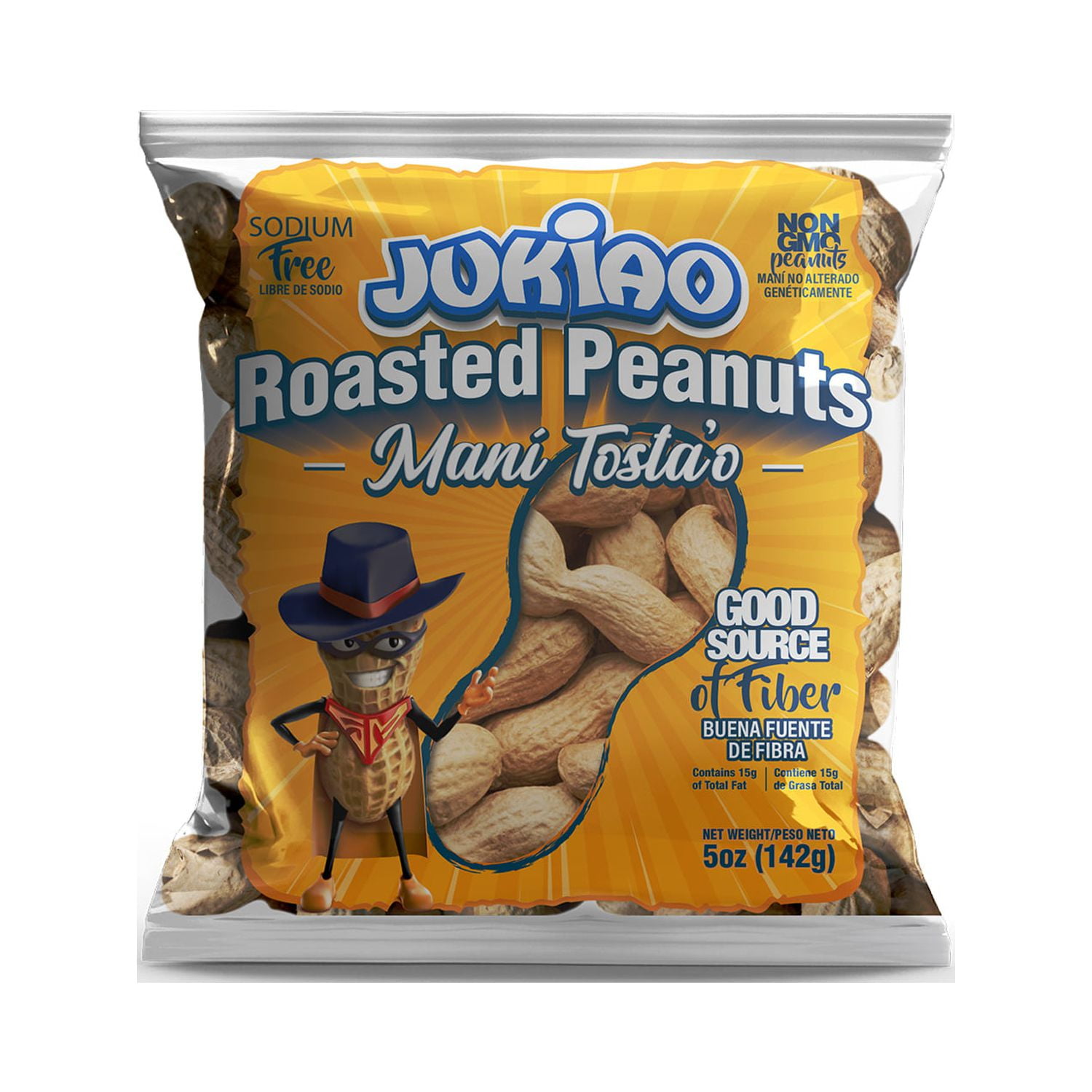 Jukiao Roasted Peanuts 5 oz - Walmart.com
