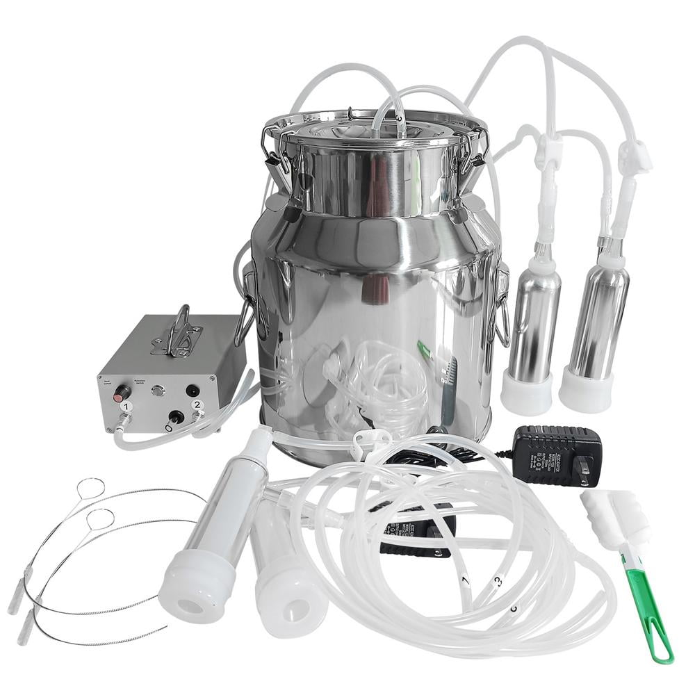 Julam Cow Milking Machine 14L Milker with FoodGrade Silicone Cups