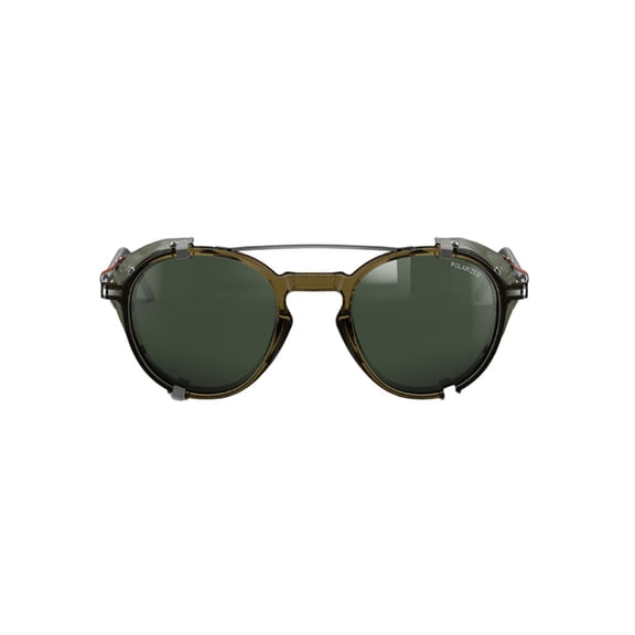 Julbo Women's Oval Translucent Olive Green Sunglasses Green
