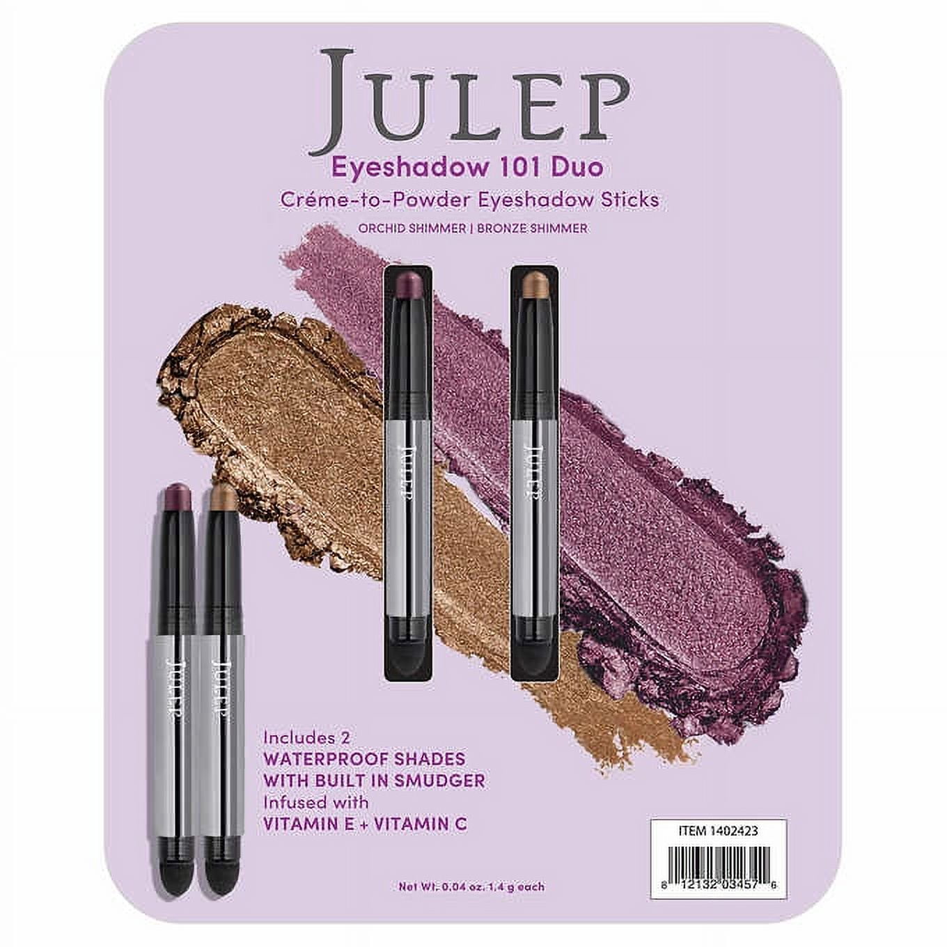 Julep Crème to Powder Eyeshadow Stick 101 Duo in Orchid Shimmer and