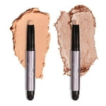 Julep Eyeshadow 101 Cr`eme-to-Powder Waterproof Eyeshadow Stick Duo - Long-Lasting, Crease-Proof, Easy Apply with Built-in Smudger - Desert & Champagne