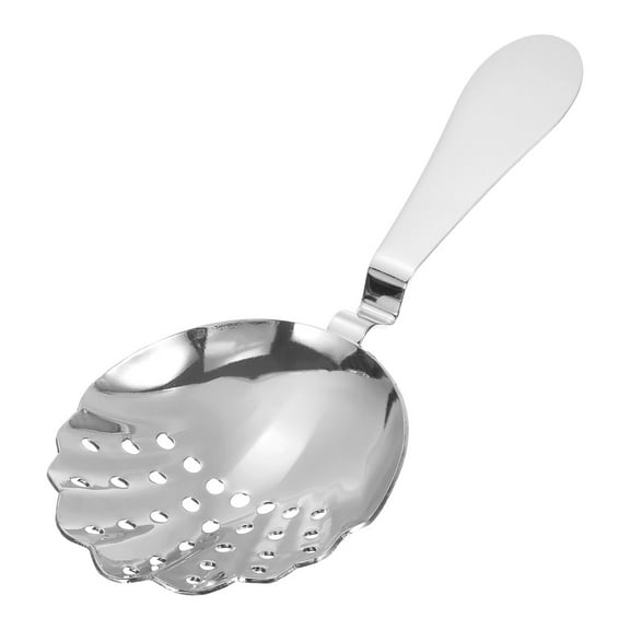 Julep Strainer, 1pcs - Stainless Steel Cocktail Strainer for Drinks, Strainer Spoon (Silver, 175mm)