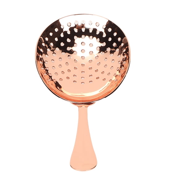 Julep Strainer,Stainless Steel Julep Strainer Slotted Spoon Multifunction Skimmer Spoon Strainer Spoon for Cocktail Bar,Cocktail Strainer