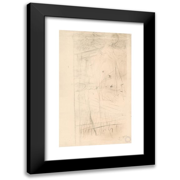 Jules Bastien-Lepage 12x18 Black Modern Framed Museum Art Print Titled - Study for ‘Joan of Arc’ (1879)