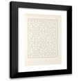 thumbnail image 1 of Jules Bourgoin 11x14 Black Modern Framed Museum Art Print Titled - The Elements of Arabic Art Pl 035 (1879), 1 of 5