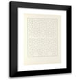 thumbnail image 1 of Jules Bourgoin 11x14 Black Modern Framed Museum Art Print Titled - The Elements of Arabic Art Pl 186 (1879), 1 of 5