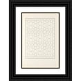 thumbnail image 1 of Jules Bourgoin 11x14 Black Ornate Wood Framed Double Matted Museum Art Print Titled: The Elements of Arabic Art Pl 050 (1879), 1 of 5