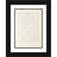 thumbnail image 1 of Jules Bourgoin 11x14 Black Ornate Wood Framed Double Matted Museum Art Print Titled: The Elements of Arabic Art Pl 151 (1879), 1 of 5