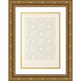thumbnail image 1 of Jules Bourgoin 11x14 Gold Ornate Wood Frame and Double Matted Museum Art Print Titled - The Elements of Arabic Art Pl 065 (1879), 1 of 4