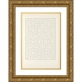 thumbnail image 1 of Jules Bourgoin 11x14 Gold Ornate Wood Frame and Double Matted Museum Art Print Titled - The Elements of Arabic Art Pl 141 (1879), 1 of 4