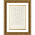 thumbnail image 1 of Jules Bourgoin 13x18 Gold Ornate Wood Frame and Double Matted Museum Art Print Titled - The Elements of Arabic Art Pl 021 (1879), 1 of 4