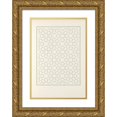 thumbnail image 1 of Jules Bourgoin 17x24 Gold Ornate Framed and Double Matted Museum Art Print Titled - The Elements of Arabic Art Pl 048 (1879), 1 of 4