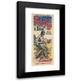 thumbnail image 1 of Jules Chéret 12x24 Black Modern Framed Museum Art Print Titled - The Earth (1897), 1 of 5