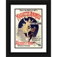 thumbnail image 1 of Jules Chéret 18x24 Black Ornate Framed Double Matted Museum Art Print Titled: Animated Models . Winter Alcazar (1890), 1 of 5