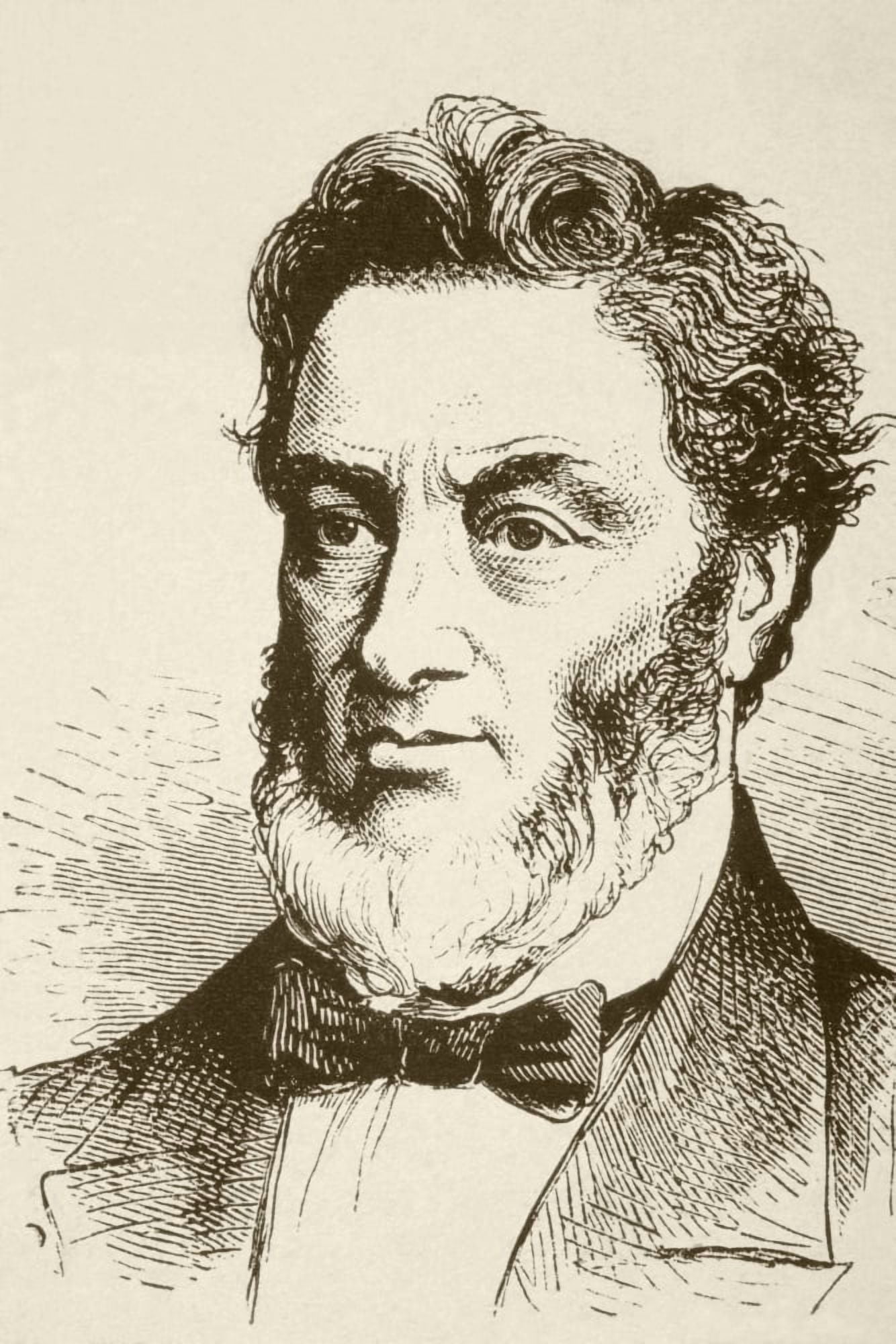 Jules Claude Gabriel Favre 1809 To 1880 French Statesman From A 19Th Century Illustration Canvas Art - Ken Welsh  Design Pics (11 x 17)