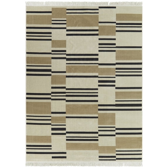 Jules Contemporary Striped Area Rug