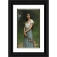 thumbnail image 1 of Jules-Cyrille Cavé 12x18 Black Ornate Wood Framed Double Matted Museum Art Print Titled - The Rose (1903), 1 of 5