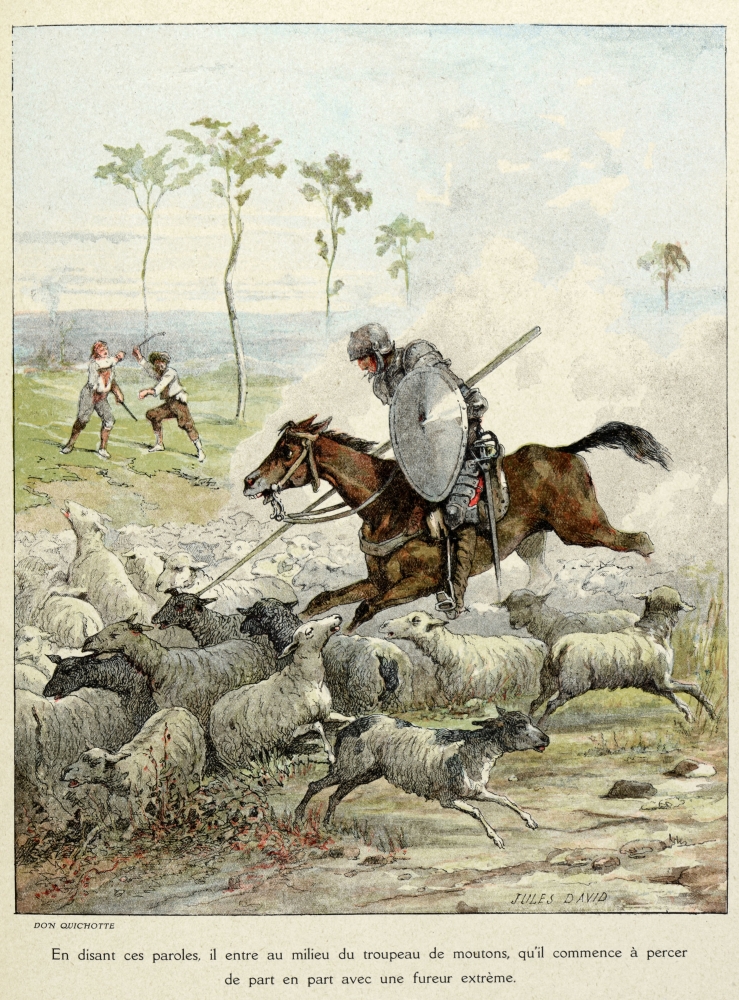 Jules David (1808-1892) Canvas Art - (18 x 24)