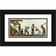 thumbnail image 1 of Jules Didier 24x14 Black Ornate Framed Double Matted Museum Art Print Titled: L’Horticulture (1881), 1 of 5