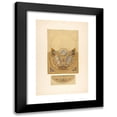 thumbnail image 1 of Jules-Edmond-Charles Lachaise 11x14 Black Modern Framed Museum Art Print Titled - Design for the Decoration of an Oval Ceiling with Putti and Garlands; with a Detail of a Lunette (1830-97), 1 of 5