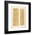 thumbnail image 1 of Jules-Edmond-Charles Lachaise 17x24 Black Modern Framed Museum Art Print Titled - Two Designs for Decorative Borders in Strapwork and Rinceaux (1830-97), 1 of 5