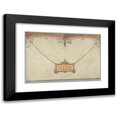 thumbnail image 1 of Jules-Edmond-Charles Lachaise 18x14 Black Modern Framed Museum Art Print Titled - Design for Decorated ‘Sultan’ Plaque for Stable Wall, Hotel Candamo (ca. 1873), 1 of 5