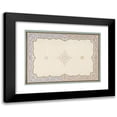 thumbnail image 1 of Jules-Edmond-Charles Lachaise 18x14 Black Modern Framed Museum Art Print Titled - Design for the Decoration of a Ceiling with a Border of Strapwork and a Central Filagree Medallion (1830-97), 1 of 5