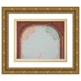 thumbnail image 1 of Jules-Edmond-Charles Lachaise 18x15 Gold Ornate Wood Frame and Double Matted Museum Art Print Titled - Designs for a Painted Ceiling with Filagree Borders (1830-97), 1 of 4