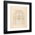 thumbnail image 1 of Jules-Edmond-Charles Lachaise 19x24 Black Modern Framed Museum Art Print Titled - Design for Rococco-Style Wall and Cove Ornament in the Salon of the Hotel De Luynes, Owned by the Duc De Sab, 1 of 5