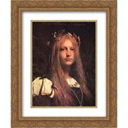 Jules Joseph Lefebvre 2x Matted 20x24 Gold Ornate Framed Art Print 'Diva Vittoria Colonna'