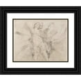 thumbnail image 1 of Jules Pascin 14x12 Black Ornate Wood Framed Double Matted Museum Art Print Titled: The Blond Model (1929), 1 of 5