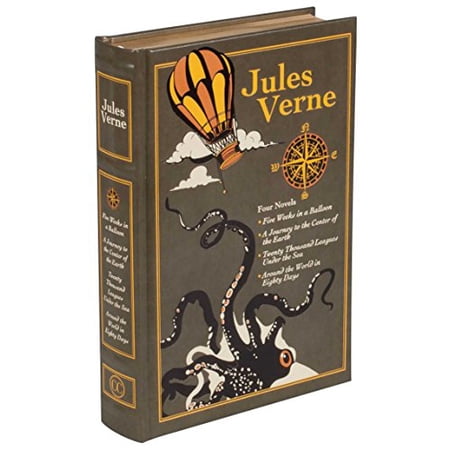 Pre-Owned Jules Verne: Four Novels (Leather-bound Classics) Paperback
