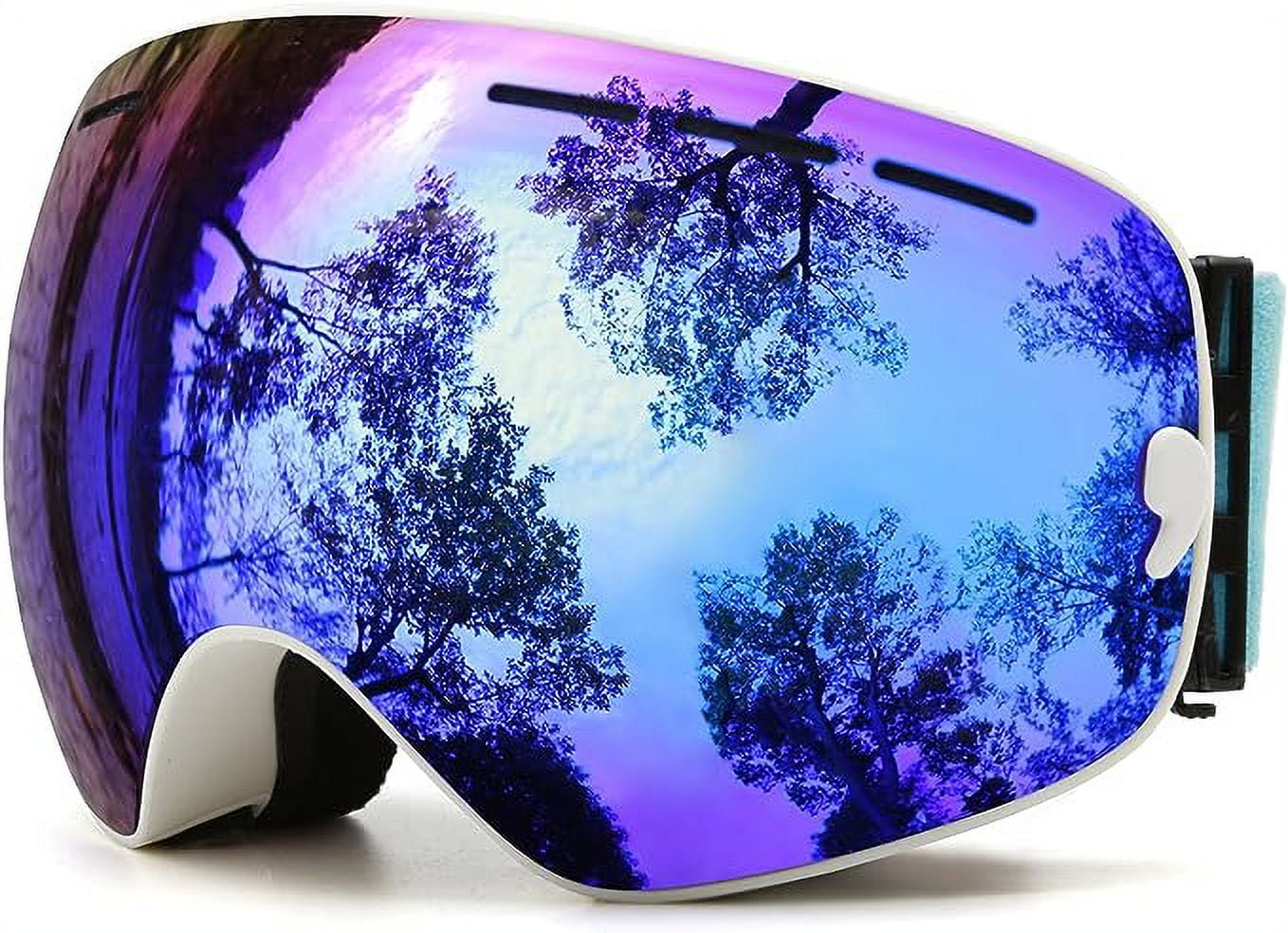Juli Ski Goggles,Winter Snow Sports Snowboard Goggles with Anti-Fog Lens BNC