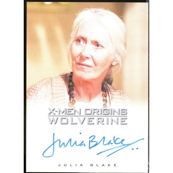 Julia Blake Card 2009 Rittenhouse X-Men Origins Wolverine Autographs #NNO