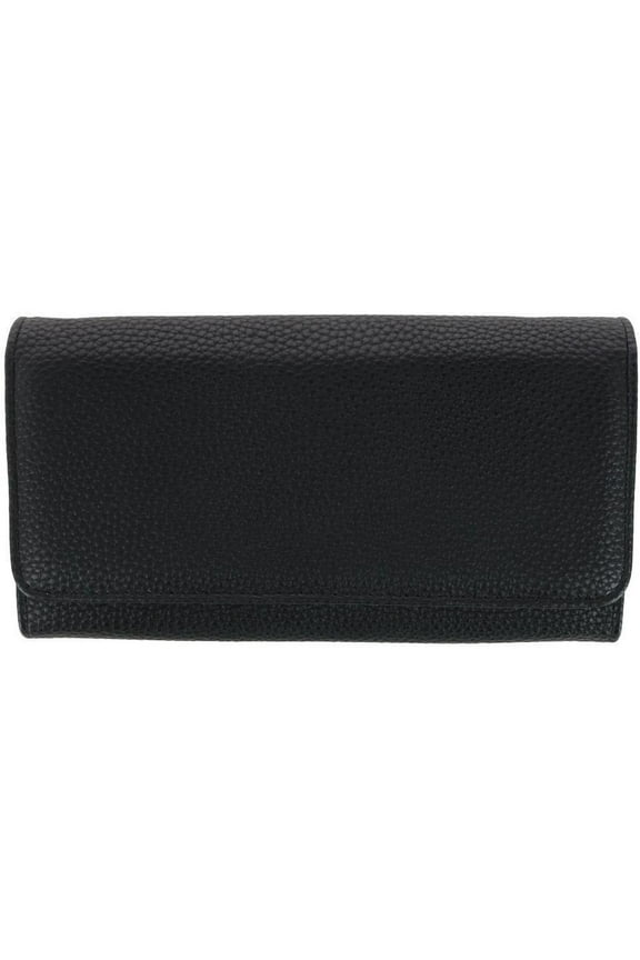 Women's Bianca Wallet Vegan Leather, Black