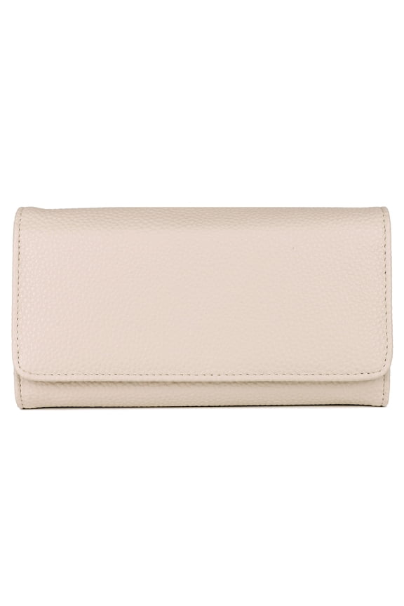 Women's Bianca Wallet, White Pepper