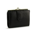 thumbnail image 1 of Julia Buxton Women's Heiress Double Cardex Leather, Black, 1 of 2