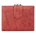 thumbnail image 1 of Julia Buxton Women's Heiress Double Cardex Leather, Red, 1 of 2